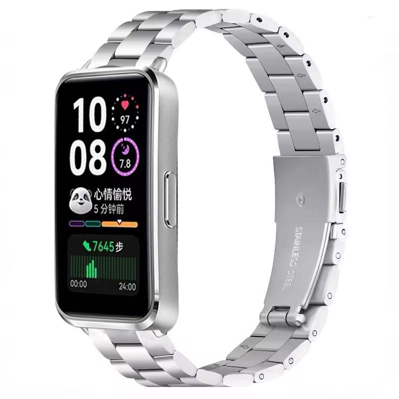 Металлический ремешок для Huawei Band 10 9 8 Умные часы Нержавеющая сталь Сменный браслет Наручный ремешок Для Huawei Band 8/9/10 Аксессуары