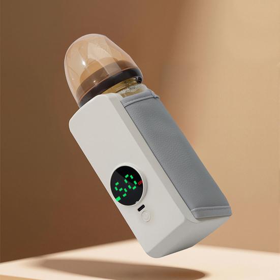 Подогреватель для детских бутылочек Перезаряжаемый Беспроводной Подогреватель для грудного молока Регулируемая температура Быстрый нагрев Подогреватель для детского питания для грудного молока