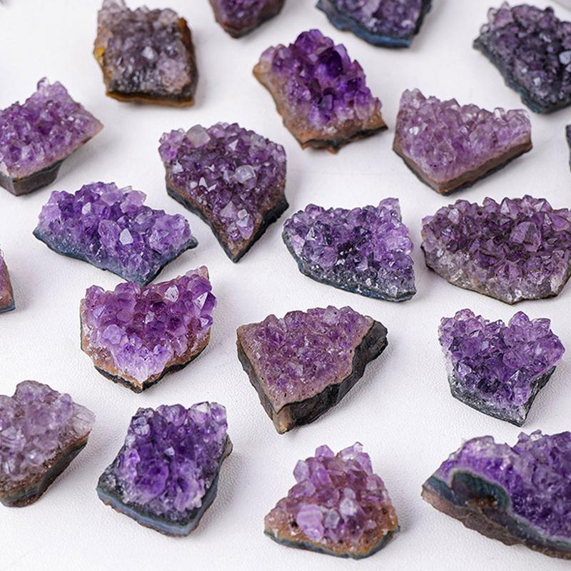 Natural Raw Amethyst Cluster Crystal Purple For Meditation Natural Amathesis Crystal Clusters Raw Amethyst Stones Home Decor