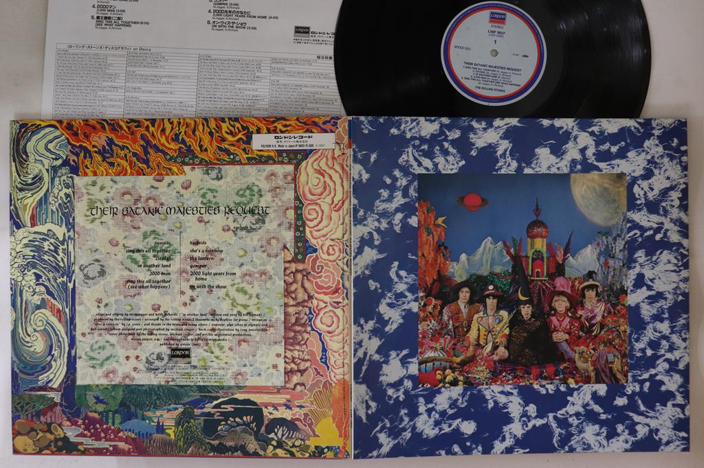 LP Record ROLLING STONES - Their Satanic Majesties Request L18P1807 LONDON 1988 Japan Rock Used