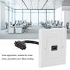 Белая настенная панель с двумя портами HDMI для отеля, дома, офисного здания, стандарт США
