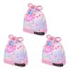 COLORFUL CANDY STYLE Small Drawstring Cup Bags Name Fluffy and Cute Candy Pop Set of Cute Drawstring Cup Small Drawstring Cup Drawstring Cup Small