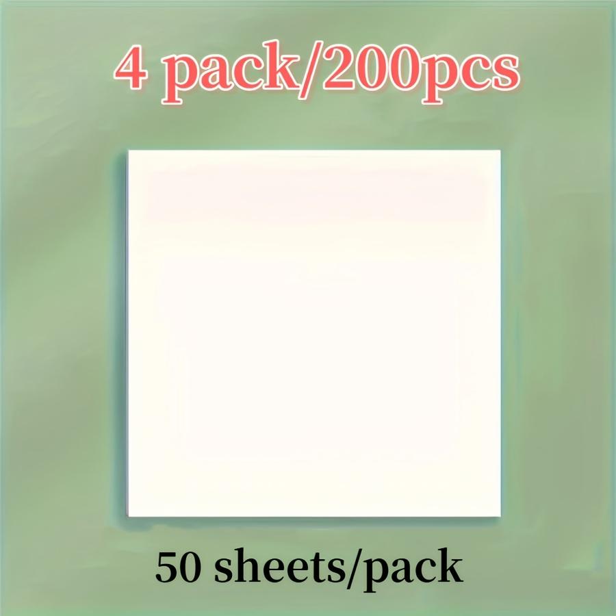 200/300 листов Прозрачные липкие заметки Водонепроницаемые самоклеящиеся полупрозрачные блокноты для аннотирования книг и калькирования post it