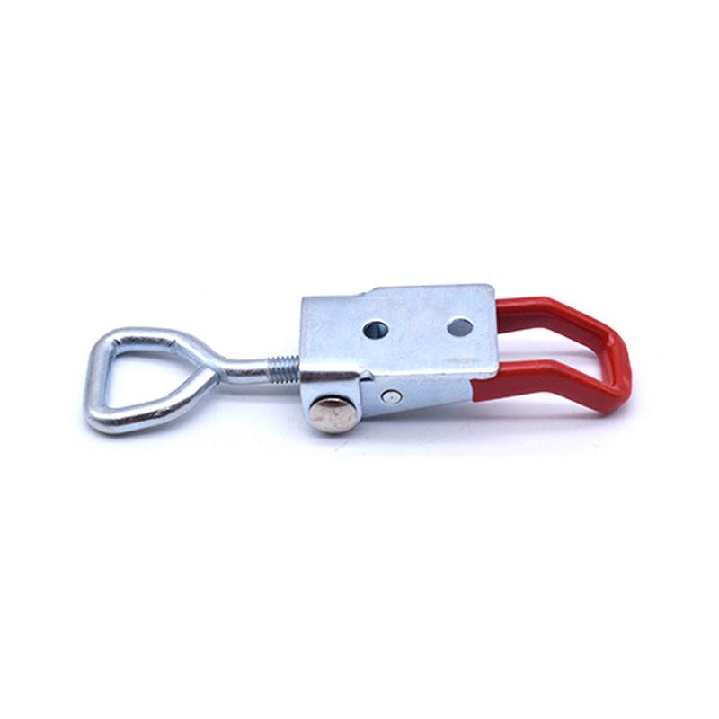 Heavy-Duty Adjustable Iron Door Bolt Quick Clamp with Two Holes, Model 4001.
