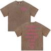Rapper Plk Portrait Graphic Vintage Washed T-shirts Men Women Clothing Fashion Casual Oversized Short Sleeves T Shirt Streetwear