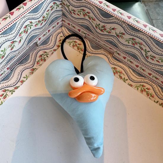 Yousheng Large Mouth Cartoon Doll Keychain with Lanyard Bag Hanging Decoration Smiling Doll Charm Key Holder Bag Accessory