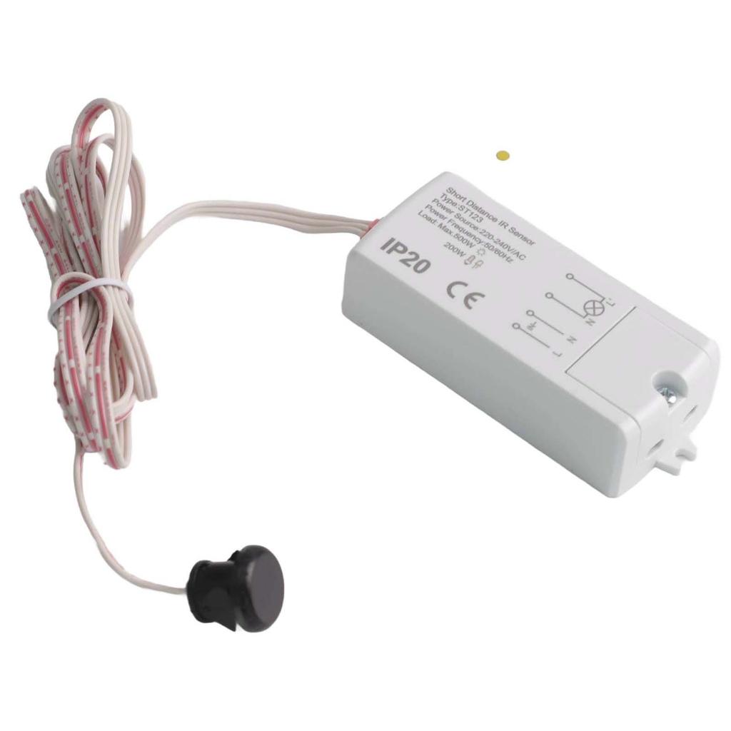 Motion Sensor Control Switch for Cabinet Lighting Compact and Efficient Design