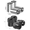 WHAQY1 4Pcs Metal Car Wheel Tire Valve Caps Cover Accessorie For Volkswagen GTI Golf 6 7 Polo VW R-Line CC Passat B6 Tiguan Tharu Jetta
