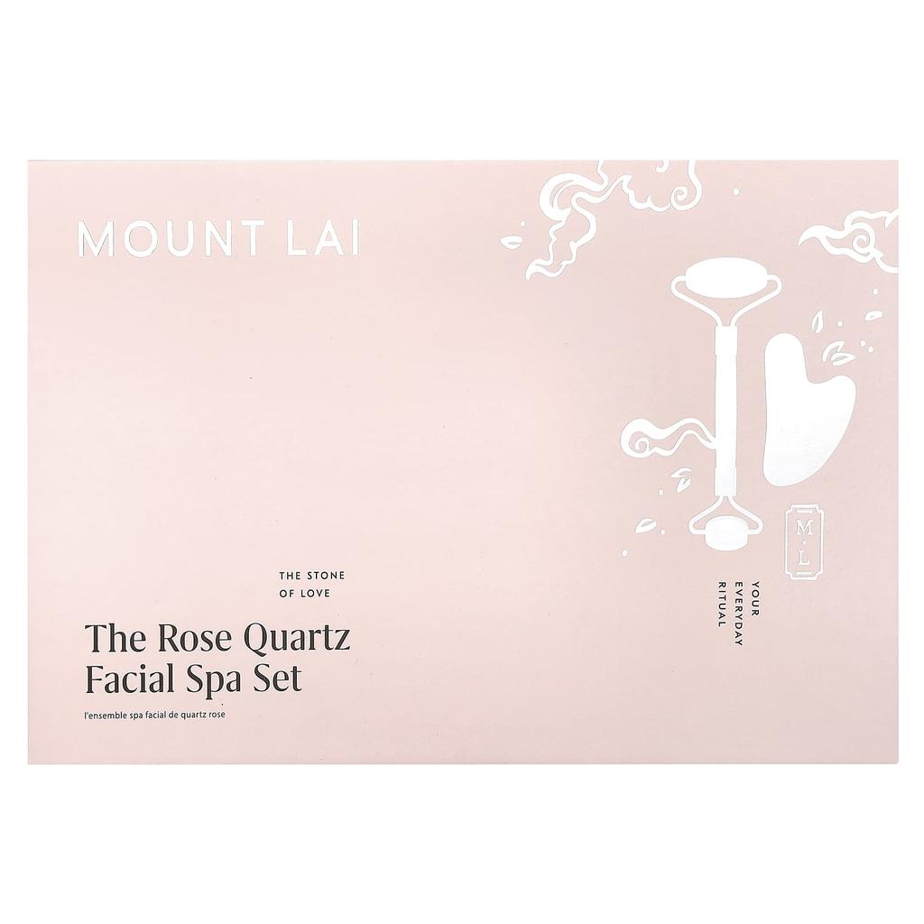 Rose Quartz Facial Spa Set, 2 Piece Set