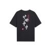 Sports Trend Series SS22 Casual Short-Sleeve T-Shirt With Cartoon Ancient Characters Print On The Back Men Tops Black AHSS371-3
