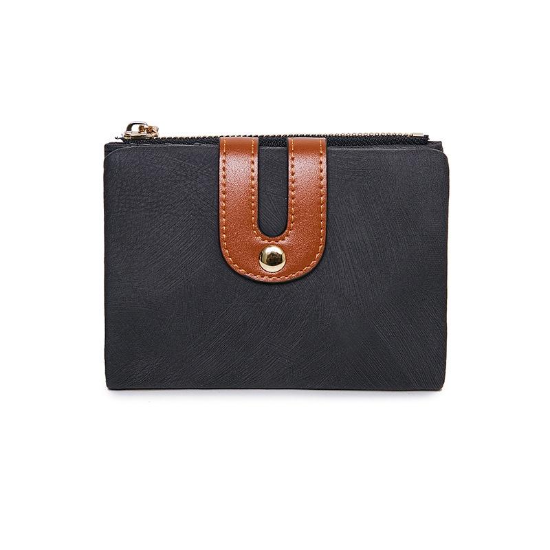 IELGY Women's Korean Style Short Wallet Simple Fashion All Match