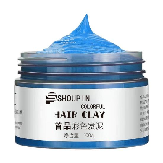 100 мл одноразовый крем-краска для волос, красочные натуральные растения, моющиеся, безопасные для мужчин и женщин, унисекс, временная краска для волос, воск, мгновенная прическа, цветной глиняный гель