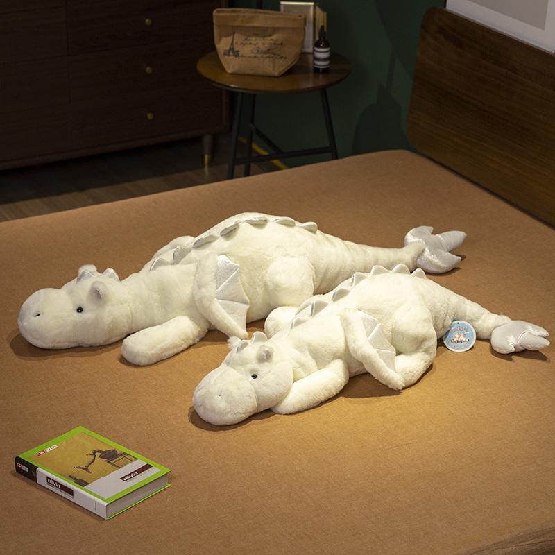 Гигантский мультяшный летающий дракон, плюшевый снежный дракон, плюшевый динозавр, птерозавр, плюшевая игрушка, мягкая кукла, подарок на день рождения ребенка