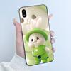 Чехол для LG K20 2019 Чехол Милый Кролик с Сердечками Забавный Мультяшный Ультратонкий Черный Силиконовый Мягкий Чехол для LG K20 (2019) Чехол для телефона