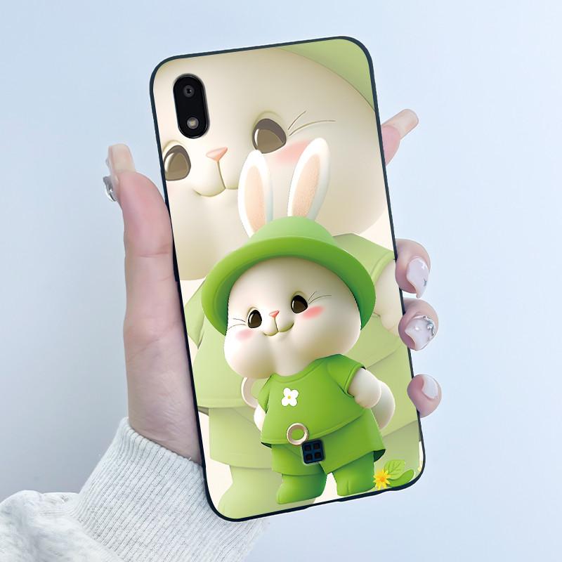 Чехол для LG K20 2019 Чехол Милый Кролик с Сердечками Забавный Мультяшный Ультратонкий Черный Силиконовый Мягкий Чехол для LG K20 (2019) Чехол для телефона