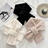 Women Neck Scarf Solid Color Soft Touch Warm Windproof Cold-Resistant Neck Wrap Thickened Cold-Resistant Scarf