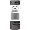 Captain Stag Uh 4129 [camping Barbecue Kettle Kettle Round Cooker Aluminum Kettle 625ml Cs F.c.p]