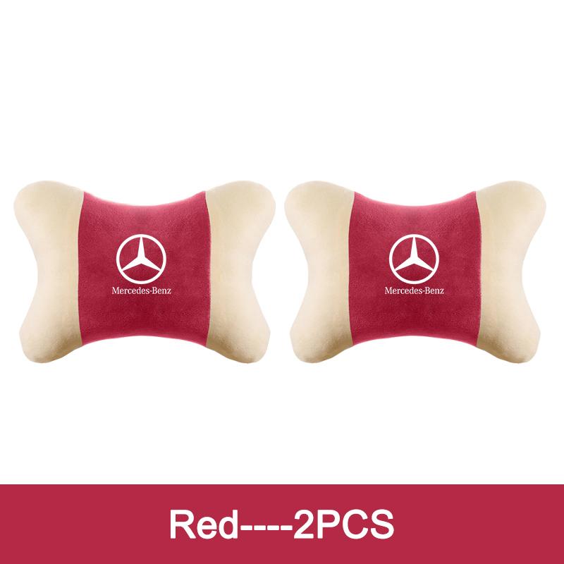 SFX1 Car Neck Pillow Snap-in Installation Headrest Comfortable Head Cushion For Mercedes Benz A C E S Class CLA GLC GLB GLE GLS W213
