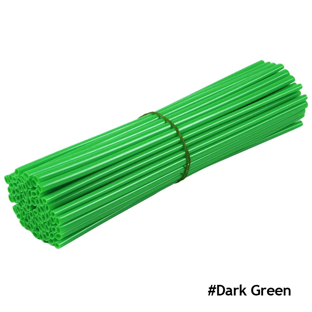 72 шт. протектор для спиц колеса мотоцикла, чехлы для труб для мотокросса, крутые аксессуары для велосипеда, 12 цветов, 24 см