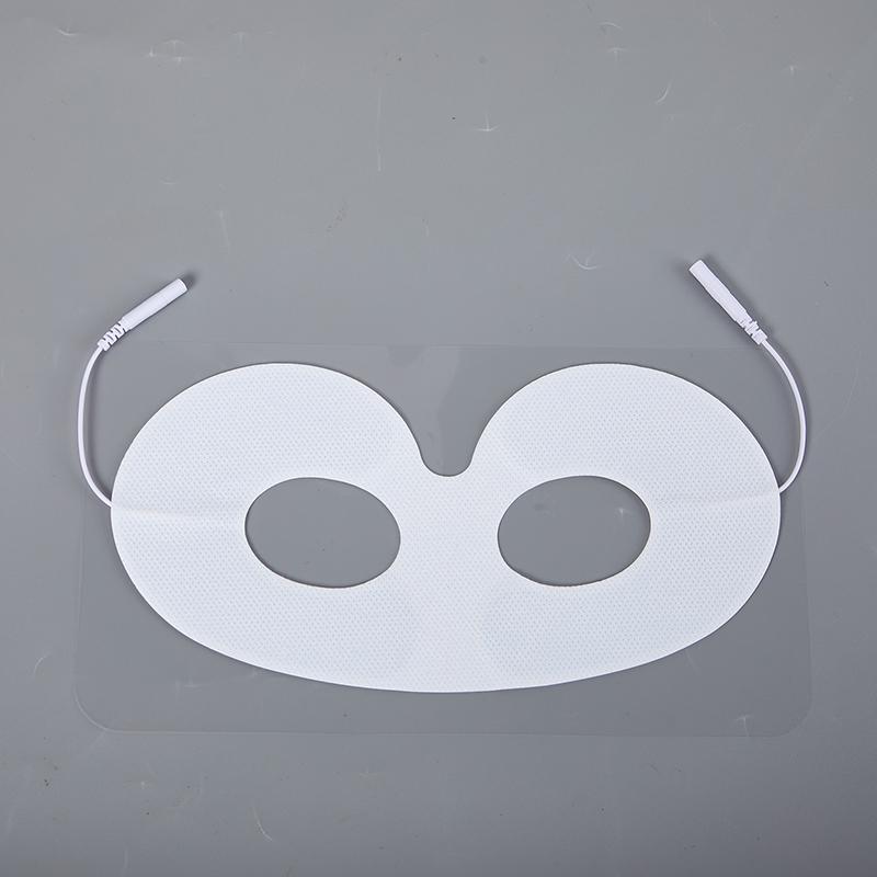 Нетканый самоклеящийся чехол для маски для глаз Ems Tens, электродная накладка для электронного массажера с импульсной терапией и отверстием для штекера