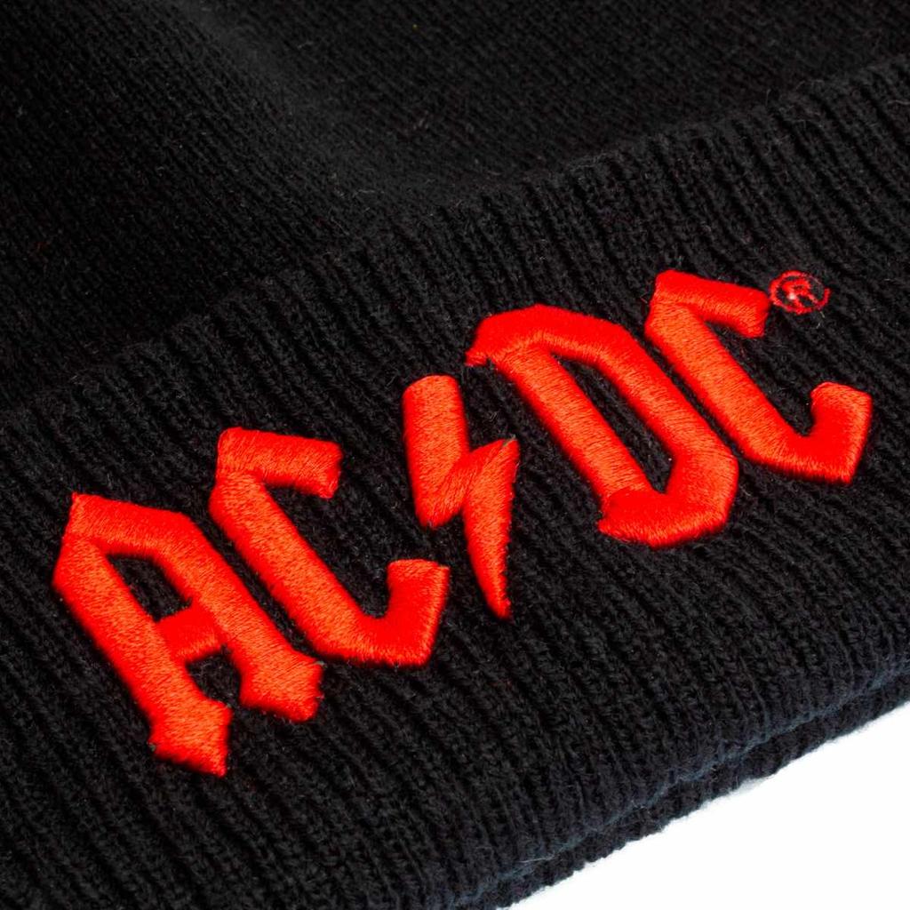 AC/DC Appliqué Logo Beanie