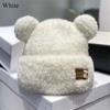Warm Beanie Hat Cute Bear Ear Skullcap Casual Ear Protection  Women