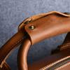 Crazy Horse Leather Travel Bag Luxury Genuine Leather Men Women Travel Bag Cow Leather Carry On Luggage Bag Weekend Duffle Bag