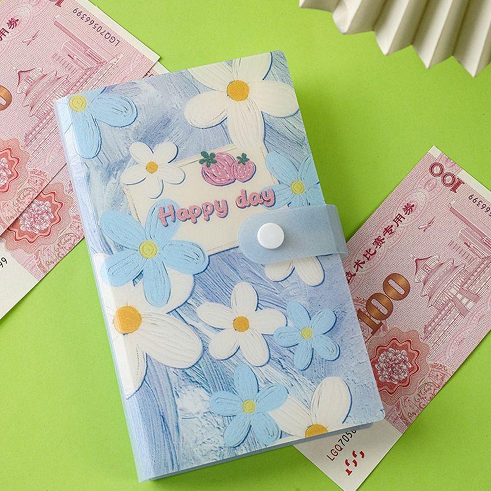Waterproof Mini Binder Savings Challenge A6 Oil Painting Savings Challenges Book Gift