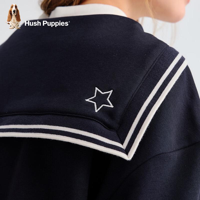 Девочковый пуловер-толстовка Hush Puppies со сладким воротником-матроской