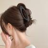 Sweet Cool Polka Dot Hair Claw Clip Large Oval Hollow Claw for Women Summer Elegant Minimalist Hair Clip Acrylic Headwear