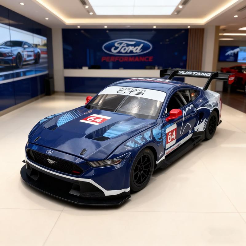 1:24 BMW M4 GT3 Alloy Sports Car Model Diecasts Metal Racing Car Vehicles Model Simulation Sound Light Collection Kids Toys Gift