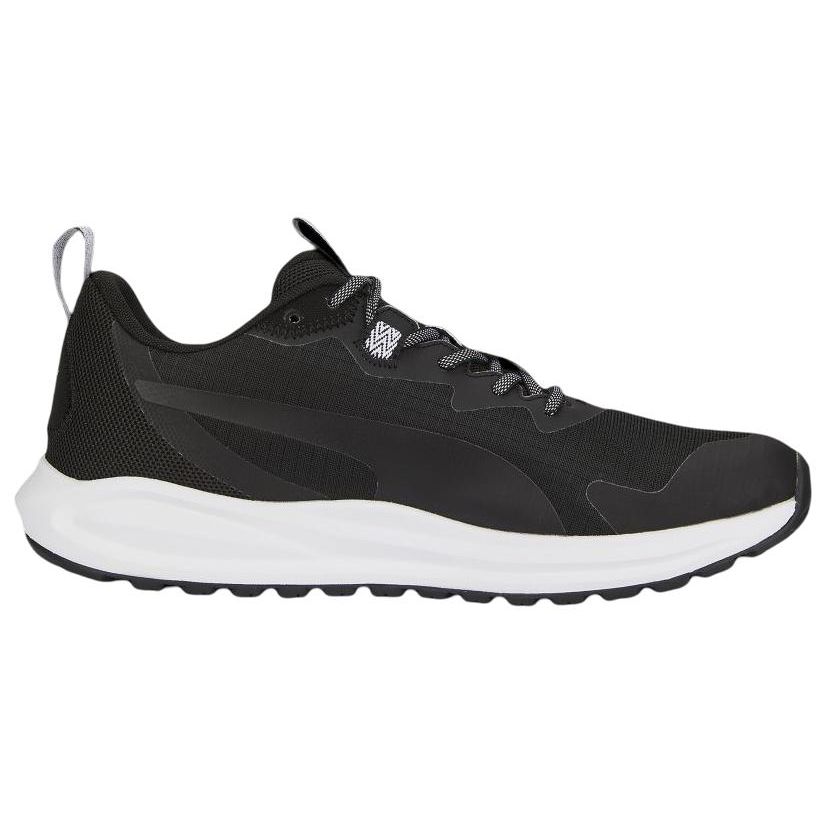 Puma Кроссовки унисекс Twitch Runner Trail Черно-белые Повседневные 376961-05