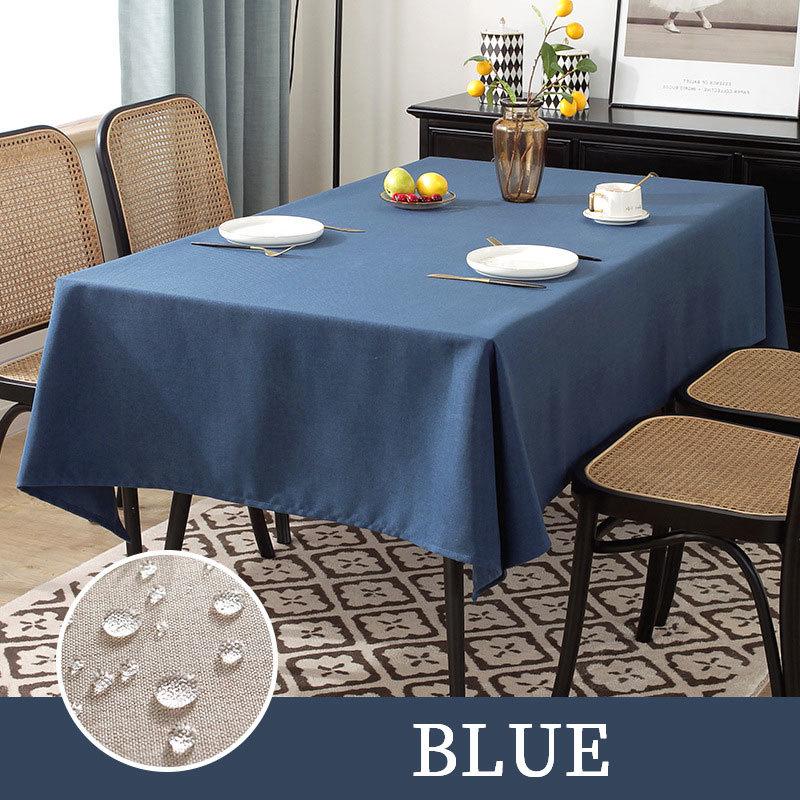 WaterProof Decorative Table Cloth Rectangular Tablecloths Dining Table Cover Simple and Modern TableCover Clot