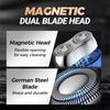 Double Head Electric Shaver Type-C Charging Men's Beard Trimmer Face Hair Remover Tool  Travel Use