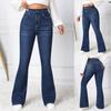 Girls Fashion Stretch High Waist Slim Slim Slim Pants New Back Pocket Embroidered Jeans
