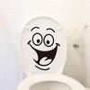 Smile Face Toilet Stickers Diy Personalized Furniture Decoration Wall Decals