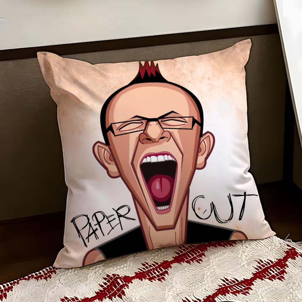 CChester BBennington Cushion Cover Reversible Soft Durable Pillow Cover Home Car MultiScene Use for Daily Comfort