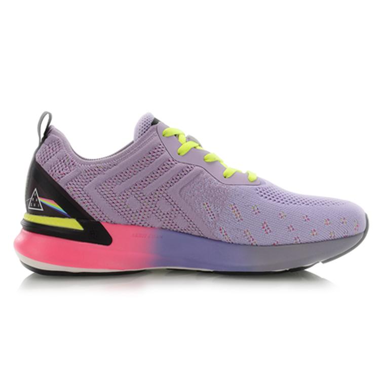Li Ning Arashi Амортизирующие Низкие Беговые Кроссовки Женские Мягкие Фиолетовые ARHP214-1