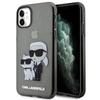 Karl Lagerfeld Klhcn61Hnkctgk Iphone 11/ Xr 6,1 Czarny/Black Hardcase Gliter Karl&Choupette