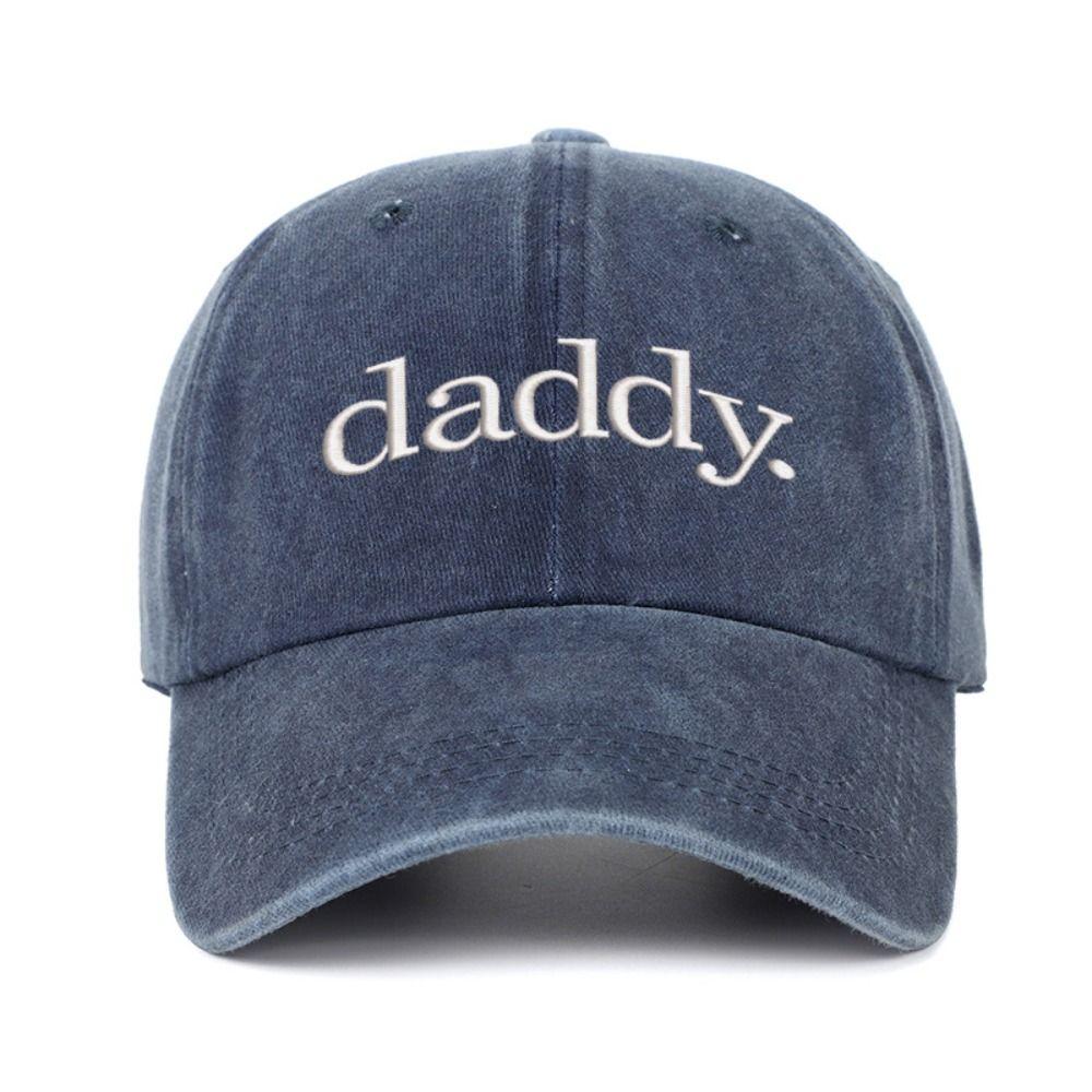 Adjustable daddy. Embroidery Caps Vintage Baseball Cap Fashion Sport Visors Cap Father's Gift