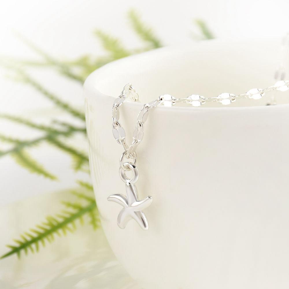 Jewelry Gold Plated Sandals Anklet Ankle Chain Foot Bracelet Starfish Pendant