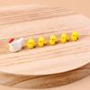 1Set Cute Mini Chicken Car Interior Decoration Hens And Chicks Auto Rearview Mirror Dashboard Ornaments For Car Accessories