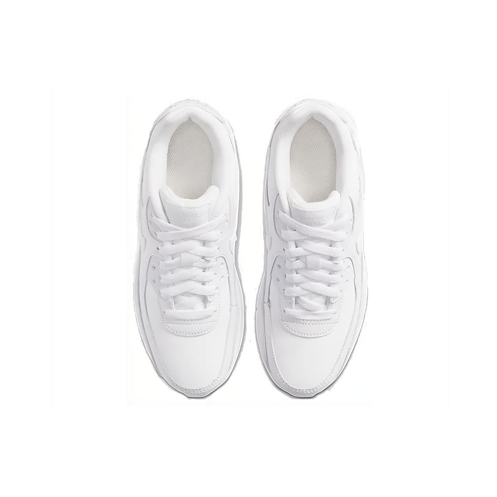 (GS) Nike Air Max 90 Leather 'White' Kids' CD6864-100