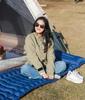 Inflatable Moisture-Proof Camping Sleeping Pad with Splicing Double Mattress Feature