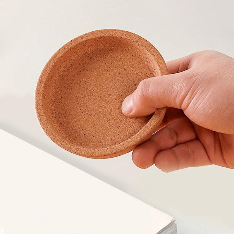 1 шт. Нескользящие пробковые подставки Термостойкие деревянные подставки для чашек Защита от горячего Тепловая подкладка Подставки для стола Подставка для кружки Подставки для чая Декор столовой