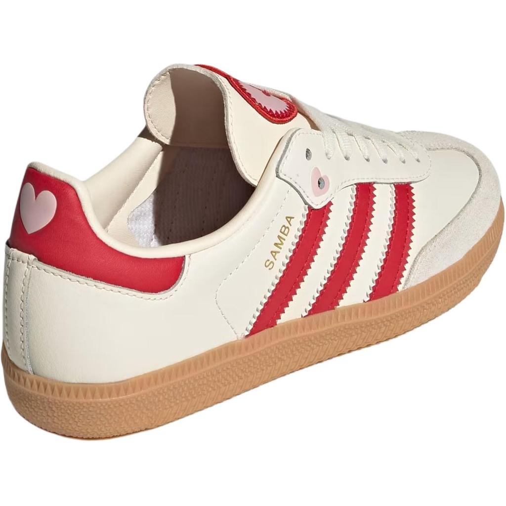 adidas Samba OG День святого Валентина Кремово-белый Алый (2026) (GS)