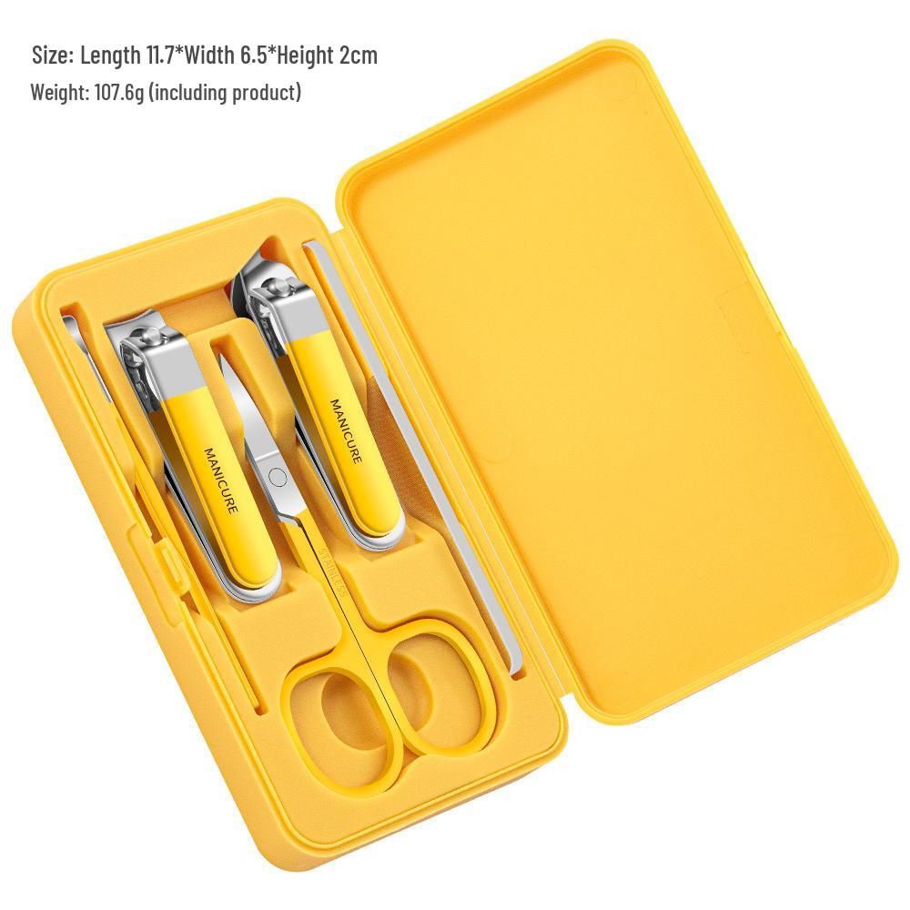 Премиальный набор кусачек для ногтей, устойчивый к смазыванию и брызгам, для мужчин и женщин