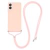 For Samsung Galaxy A07 4G Case Flexible TPU Fiber Lining Anti-Shock Crossbody Phone Cover