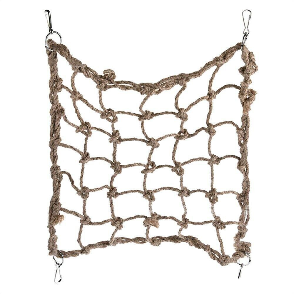 Birds Supplies Parrot Swing Climbing Rope Net Hammock Hanging Rope Ladder