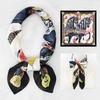 Women'S New Fashionable Atmosphere Simulation Silk Scarf Neck Protection Scarf Spring Summer Autumn Square Scarf